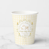 Silly Goose Gender neutral Wildflower Baby Shower 紙コップ (裏面)