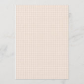 Silly Goose Gingham Baby Shower  招待状 (裏面)