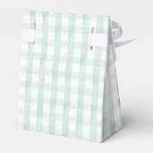 Silly Goose Gingham Gender Neutral Baby Shower フェイバーボックス (裏面サイド)