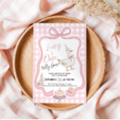Silly Goose Girl 1st Birthday Invitation 招待状