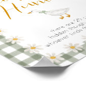 Silly Goose Green Gingham Pacifier Hunt Game ポスター (角)