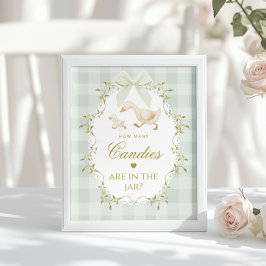 Silly Goose How many candies Sage Gender Neutral ポスター