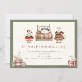 Silly Goose humor christmas holiday greetings card シーズンカード (正面)