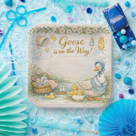silly goose is on the way ペーパープレート (パーティー)