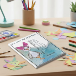 Silly Goose Kids Custom Daily Routine Checklist ノートパッド