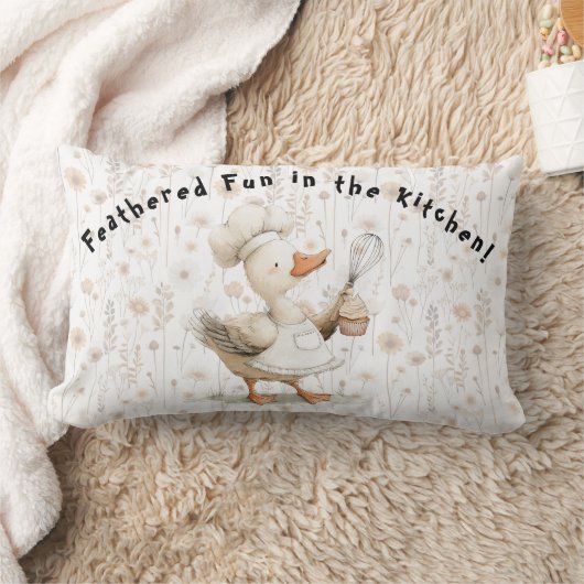 Silly Goose Kitchen Throw Pillow ランバークッション (ブランケット)