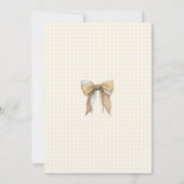 Silly Goose Lemon Baby Shower 招待状 (裏面)