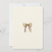 Silly Goose Lemon Baby Shower 招待状 (裏面)