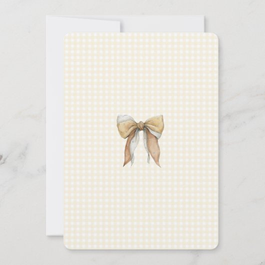 Silly Goose Lemon Baby Shower 招待状 (裏面)