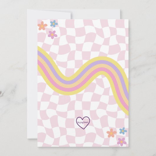 Silly Goose on the Loose Birthday 招待状 (裏面)