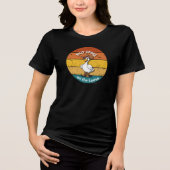 Silly Goose on the Loose – Cowboy Goose Funny West トライブレンドＴシャツ (正面)