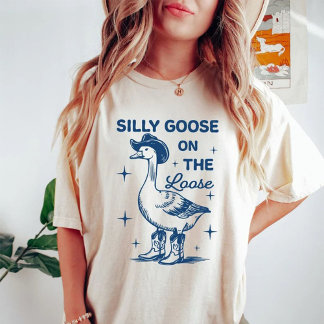 Silly Goose On The Loose Funny Saying Classic Tシャツ