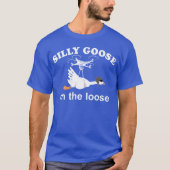 Silly goose on the loose funny silly goose boy tシャツ (正面)