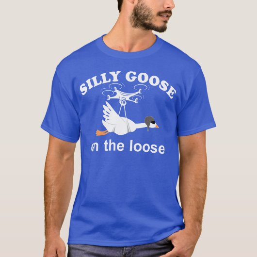 Silly goose on the loose funny silly goose boy tシャツ (正面)