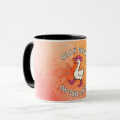 Silly Goose On The Loose Mug – Funny Goose Coffee  マグカップ (正面左)
