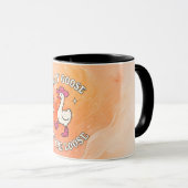 Silly Goose On The Loose Mug – Funny Goose Coffee  マグカップ (正面右)