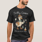 Silly Goose On The Science Loose Educator Teacher  Tシャツ (正面)