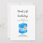 Silly goose party blue 招待状 (正面)