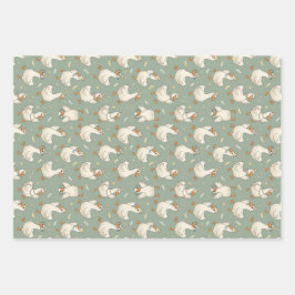 Silly Goose Party Parade Funny Birthday ラッピングペーパーシート