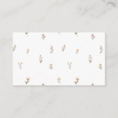 Silly Goose Pink Floral Diaper Raffle Card エンクロージャーカード (裏面)