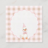 Silly Goose Pink Gingham Daisy Books for Baby エンクロージャーカード (裏面)