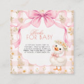 Silly Goose Pink Gingham Daisy Books for Baby エンクロージャーカード (正面)