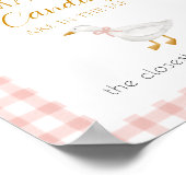 Silly Goose Pink Gingham Guess How Many Game ポスター (角)