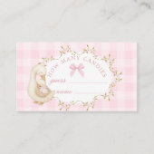 Silly Goose Pink Gingham How many candies エンクロージャーカード (正面)
