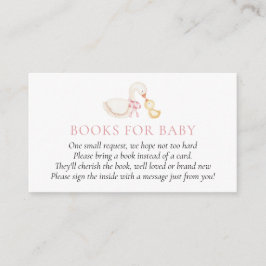 Silly Goose Pink Girl Books for Baby insert card エンクロージャーカード