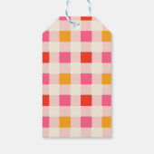 Silly Goose Pink Kids Birthday Party Thank You  ギフトタグ (裏面)