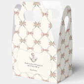 Silly Goose Preppy Bow Baby Shower フェイバーボックス (見開き)