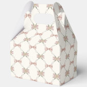 Silly Goose Preppy Bow Baby Shower フェイバーボックス (裏面)