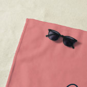 Silly Goose, Quirky, Funny Cartoon Goose ビーチタオル (インサイチュ)