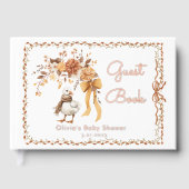 Silly Goose Rustic Fall Baby Shower ゲストブック (正面)