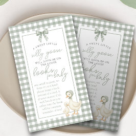 Silly Goose Sage Green Coquette Books for Baby エンクロージャーカード