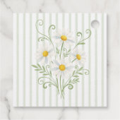 Silly Goose Sage Green Gender Neutral Baby Shower フェイバータグ (裏面)