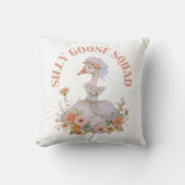 Silly Goose Squad Bachelorette Funny Bridal クッション (正面)