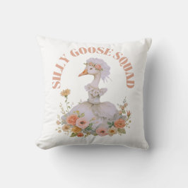 Silly Goose Squad Bachelorette Funny Bridal クッション