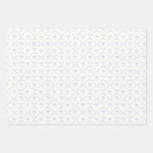 Silly Goose Whimsical Bow Baby Boy Shower ラッピングペーパーシート (正面2)