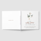 Silly Goose Wishes for Baby Shower ゲストブック (全面)