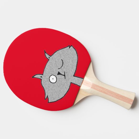 Silly Gray Cat 卓球ラケット (横)