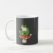 Silly I Frog Fartin Sometimes Just コーヒーマグカップ (左)