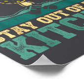 Silly Kitchen Player Real Out Pickleball Stay ポスター (角)