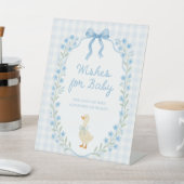 Silly Little Goose Baby Shower Wishes for Baby 台座サイン (インサイチュ)