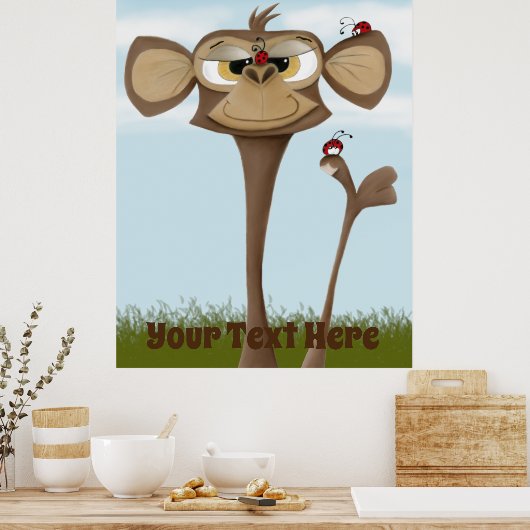 Silly Monkey and Ladybugs ポスター (キッチン)