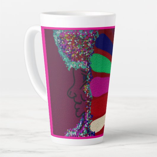 Silly Pretty カフェラテマグ (左アングル)