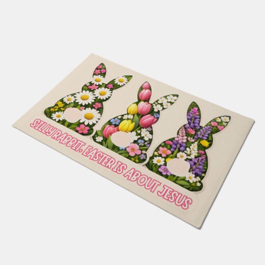 Silly Rabbit Doormat ドアマット (アングル)
