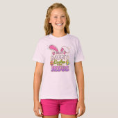 Silly Rabbit Easter Is For Jesus Christian Easter Tシャツ (正面フル)