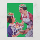 Silly Salad Hats collage ポストカード (正面)