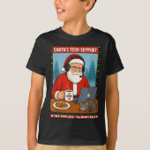 Silly Santa Rebooting s Support Tech Tシャツ (正面)